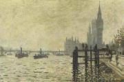 Claude Monet, The Thames Below Westminster